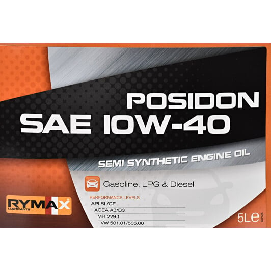Моторное масло Rymax Posidon 10W-40 5 л на Rover 45