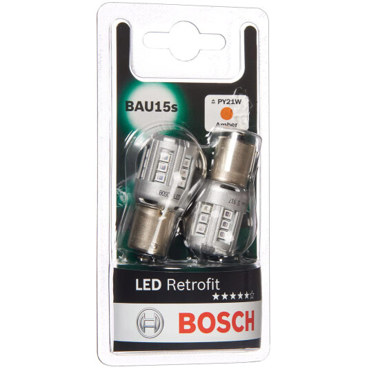 Автолампа Bosch Retrofit LED PY21W BAU15s 1 W 1987301520