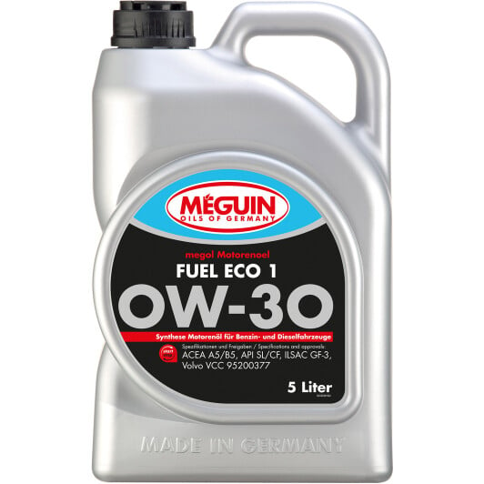 Моторное масло Meguin Fuel Eco 1 0W-30 5 л на Peugeot 5008