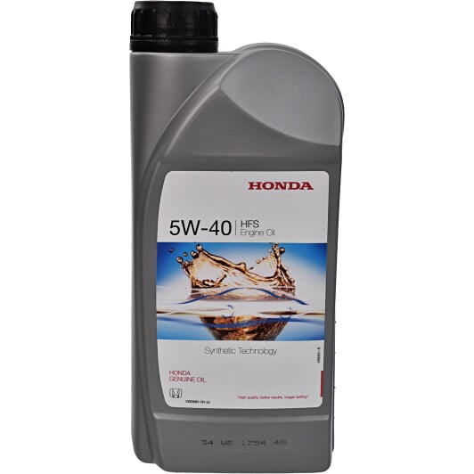 Моторна олива Honda HFS 5W-40 1 л на Skoda Roomster
