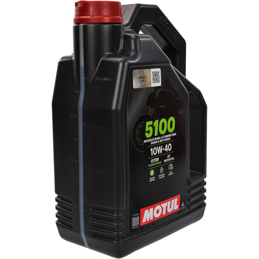 4T Motul 5100 10W-40, 4 л (836541) моторна олива 4T 4 л