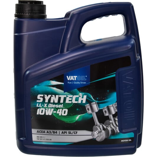 Моторна олива VatOil SynTech LL-X Diesel 10W-40 4 л на Chevrolet Suburban