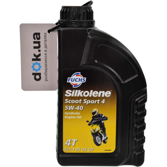 4T Fuchs Silkolene Scoot Sport 4 5W-40, 1 л (600986117) моторна олива 4T 1 л