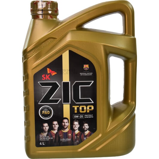 Моторное масло ZIC Top 0W-20 4 л на Honda Jazz