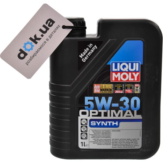 Моторное масло Liqui Moly Optimal HT Synth 5W-30 для Honda Jazz 1 л на Honda Jazz