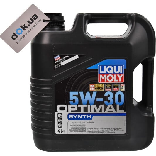 Моторное масло Liqui Moly Optimal HT Synth 5W-30 4 л на Peugeot 301