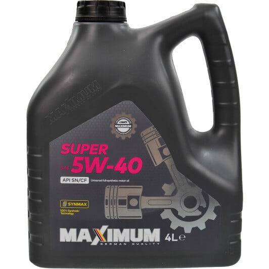 Моторное масло Maximum Super 5W-40 4 л на Citroen Berlingo
