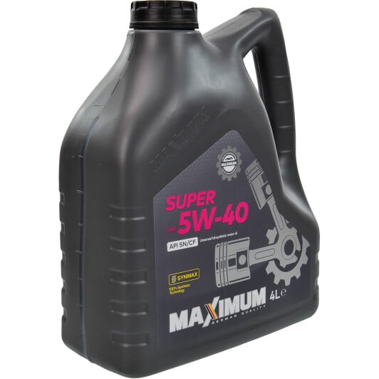 Моторное масло Maximum Super 5W-40 4 л на Mazda 626