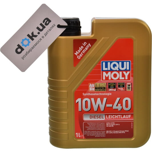 Моторное масло Liqui Moly Diesel Leichtlauf 10W-40 1 л на Chevrolet Tahoe