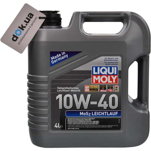 Моторное масло Liqui Moly MoS2 Leichtlauf 10W-40 4 л на Iveco Daily II