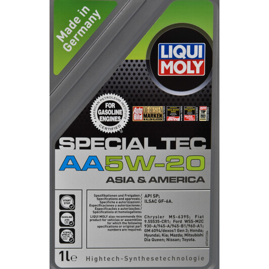 Моторное масло Liqui Moly Special Tec AA 5W-20 1 л на Chevrolet Suburban