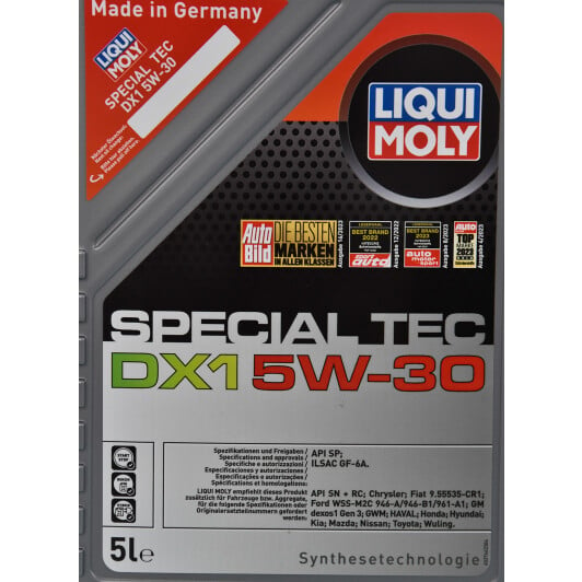 Моторна олива Liqui Moly Special Tec DX1 5W-30 5 л на Toyota Liteace