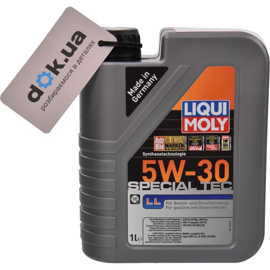 Моторна олива Liqui Moly Special Tec LL 5W-30 для Ford Mustang 1 л на Ford Mustang
