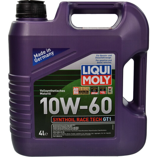 Моторное масло Liqui Moly Synthoil Race Tech GT1 10W-60 4 л на Volkswagen Up