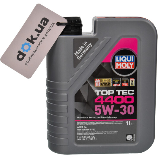 Моторное масло Liqui Moly Top Tec 4400 5W-30 1 л на Citroen DS3