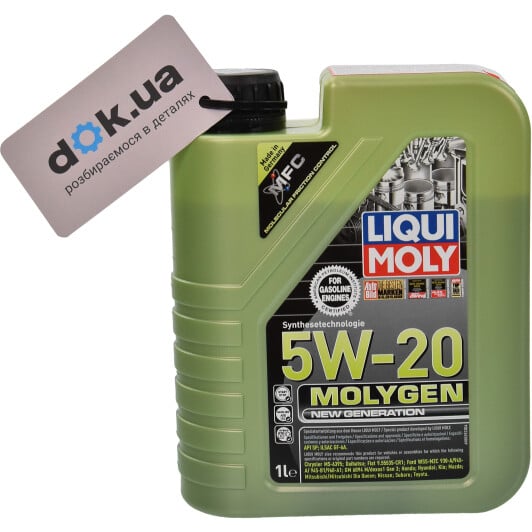 Моторна олива Liqui Moly Molygen New Generation 5W-20 1 л на Fiat Duna