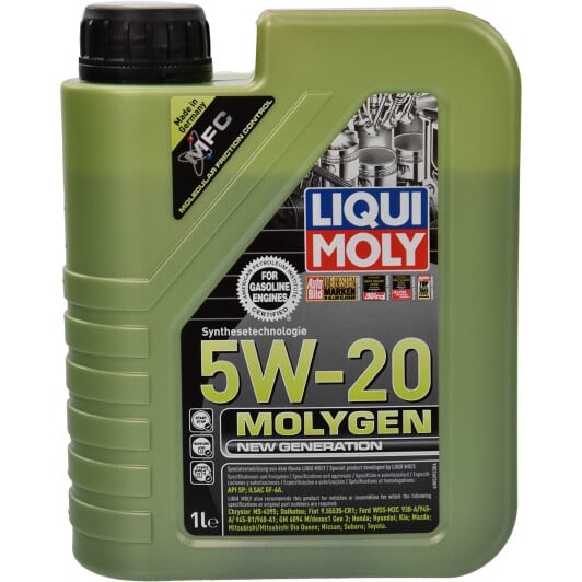 Моторное масло Liqui Moly Molygen New Generation 5W-20 1 л на MG ZR