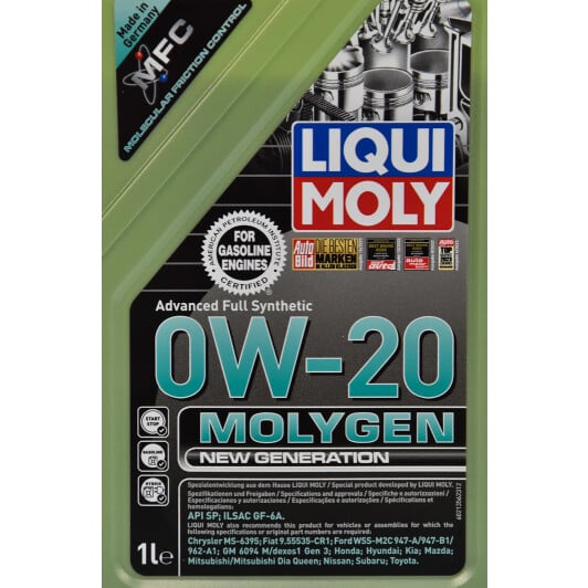 Моторное масло Liqui Moly Molygen New Generation 0W-20 1 л на Dodge Caravan