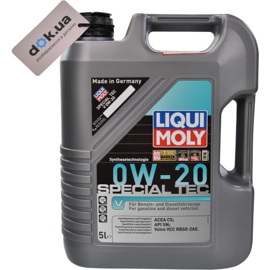 Моторное масло Liqui Moly Special Tec V 0W-20 5 л на Toyota Tundra