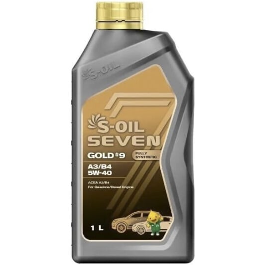 Моторное масло S-Oil Seven Gold #9 A3/B4 5W-40 на Dodge Challenger