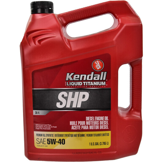 Моторное масло Kendall SHP 5W-40 на Mazda Premacy