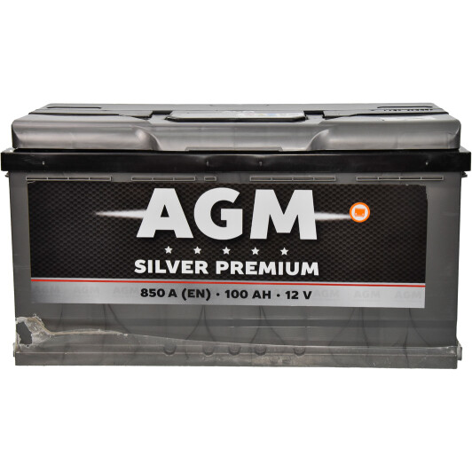 Аккумулятор AGM 6 CT-100-R Silver Premium AKBLU1050