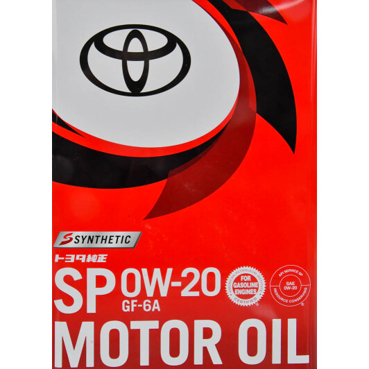 Масло Toyota SP 0W-20 4 л на Porsche Cayenne