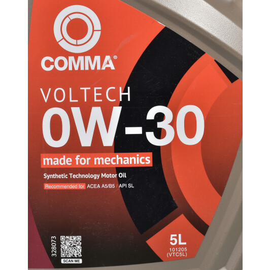 Comma Voltech 0W-30 (5 л) моторное масло 5 л