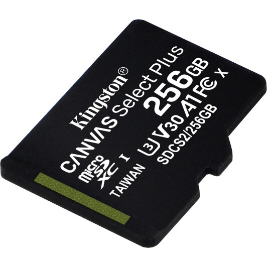 Карта памяти Kingston Canvas Select Plus microSDXC 256 ГБ