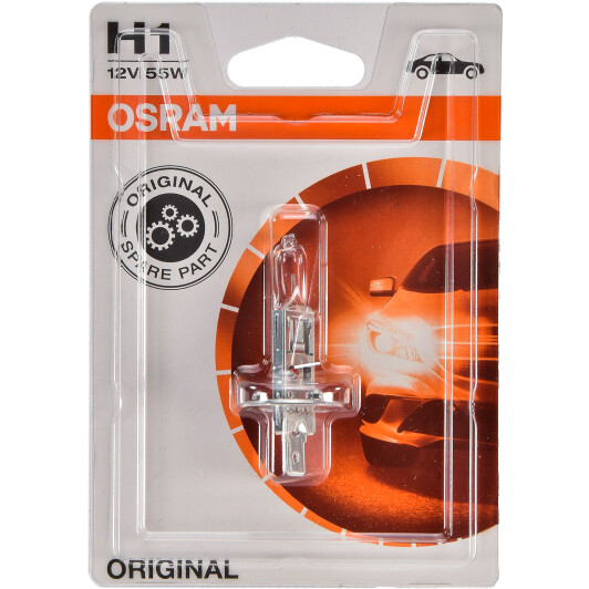 Автолампа Osram Original Line H1 P14,5s 55 W прозора 6415001B