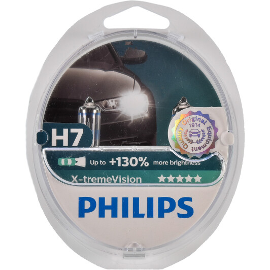 Автолампы Philips 12972XVS2 X-tremeVision H7 PX26d 55 W прозрачная в Украине и Киеве | DOK.ua