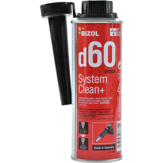 Bizol Diesel System Clean+ d60 присадка