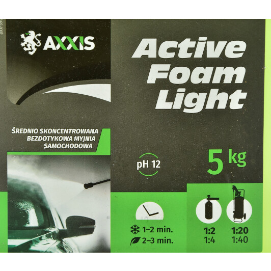 Концентрат автошампуня Axxis Active Foam Light (5 л) 5 л