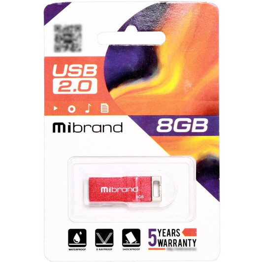 Флешка Mibrand Chameleon 8 ГБ MI20CH8U6R