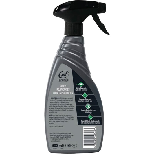 Полироль для кузова Turtle Wax Hybrid Solutions Ceramic 3 in 1 Detailer