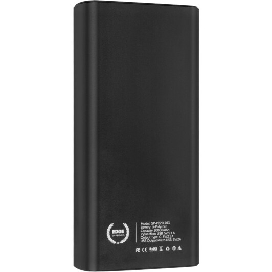 Повербанк Gelius Pro Edge 20000 mAh чёрный