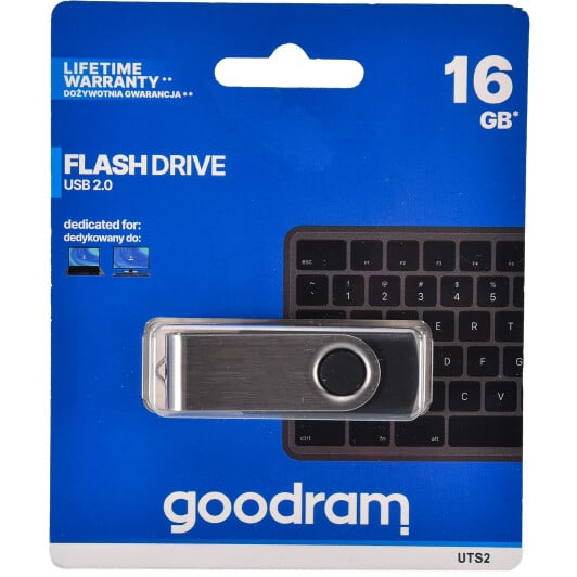 Флешка Goodram UTS2 Black 16 ГБ