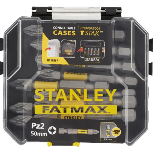Набор бит Stanley FatMax STA88572 10 шт.