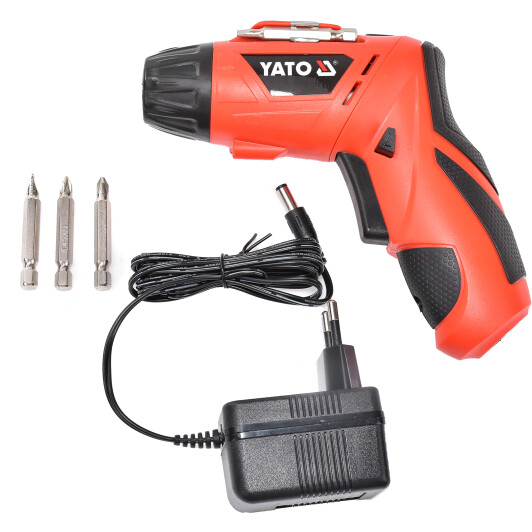 Электроотвертка Yato YT-82760 (ЗУ + биты)