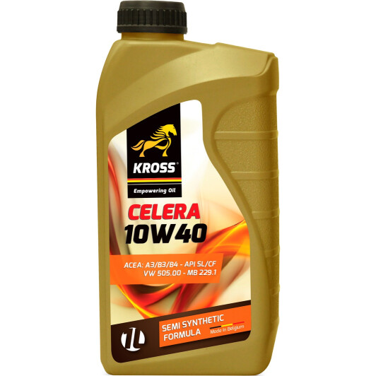 Моторна олива KROSS Celera 10W-40 1 л на Honda HR-V