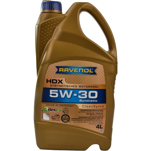 Моторна олива Ravenol HDX 5W-30 4 л на Rover 75
