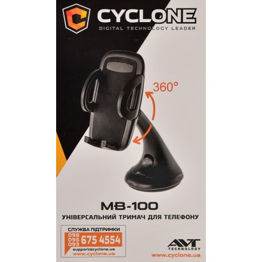 Держатель для телефона Cyclone MB-100