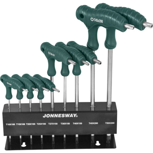 Набір ключів TORX Jonnesway H10MT09S T10H-T50H 9 шт