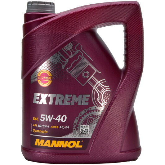 Моторное масло Mannol Extreme 5W-40 5 л на Ford EcoSport