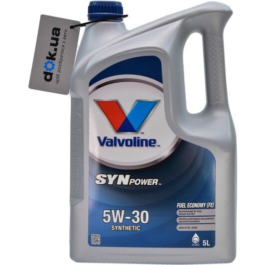Моторное масло Valvoline SynPower FE 5W-30 5 л на Volvo XC70