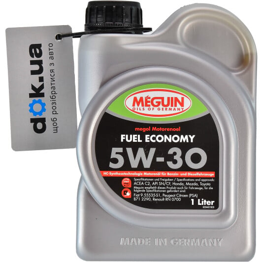 Моторна олива Meguin megol Motorenoel Fuel Economy 5W-30 1 л на Volkswagen Beetle