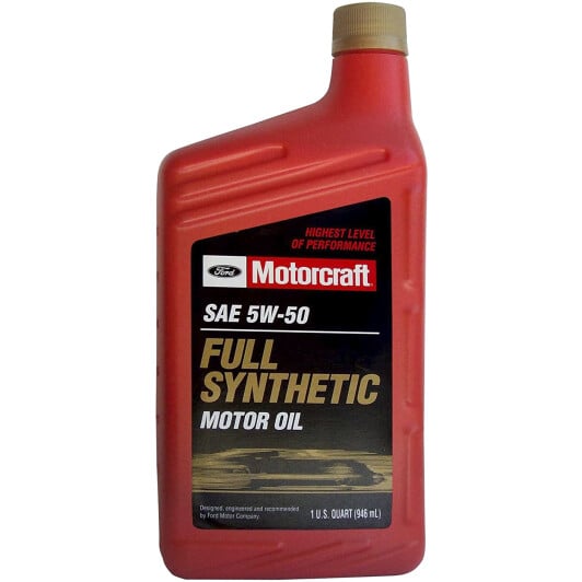 Моторна олива Ford Motorcraft Full Synthetic 5W-50 на Rover 75