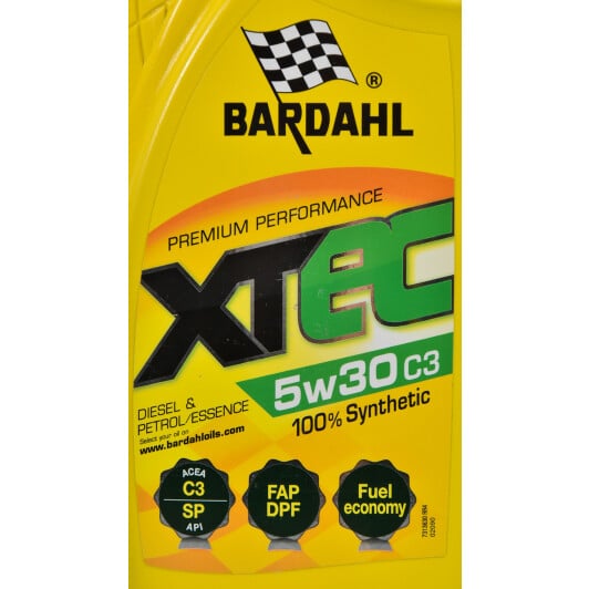 Моторное масло Bardahl XTEC C3 5W-30 1 л на Hyundai Terracan