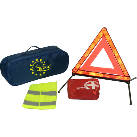 Набір автомобіліста Poputchik Євростандарт 01-097 синій