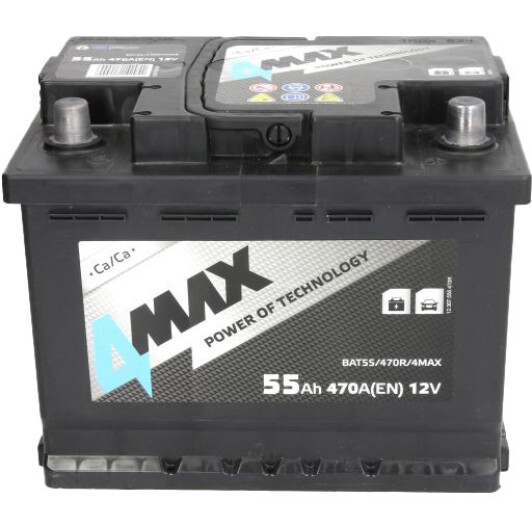 Акумулятор 4Max 6 CT-55-R BAT55470R4MAX